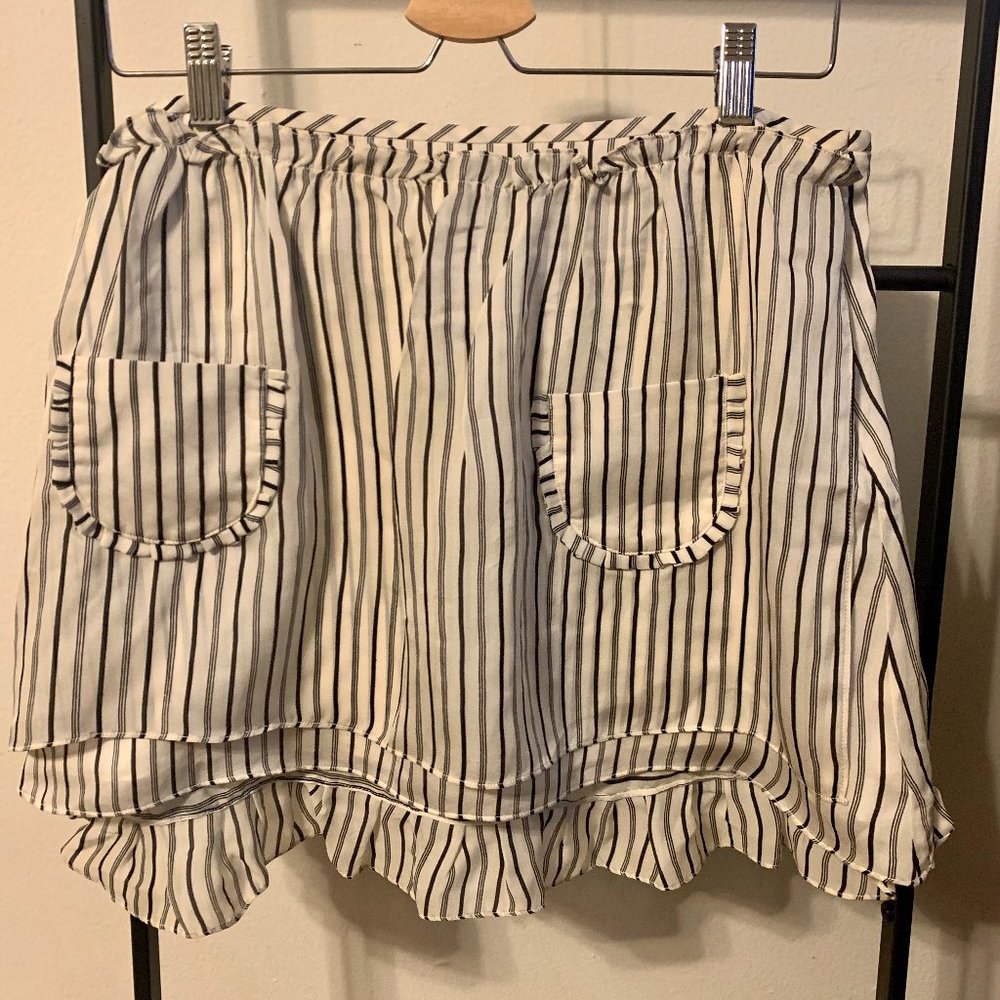 Cynthia Rowley Silk Skirt with Ruffle